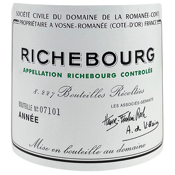 Domaine de la Romanee-Conti Richebourg Grand Cru 2007 bottle - Vins Rare
