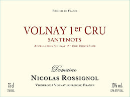 Nicholas Rossignol Volnay 1er Cru "Santenots" 2014