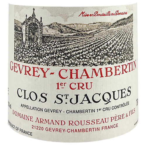Armand Rousseau Gevrey-Chambertin 1er Cru "Clos Saint-Jacques" 2015 bottle - Vins Rare