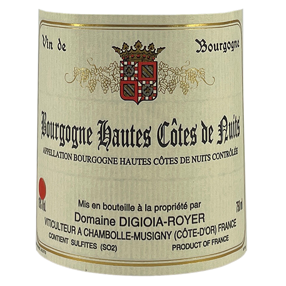Digioia-Royer Bourgogne 2014 bottle - Vins Rare