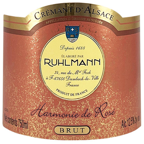 Ruhlmann Cremant D'Alsace Brut Rose