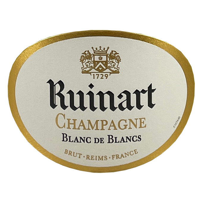 Ruinart Champagne Blanc de Blancs NV bottle - Vins Rare