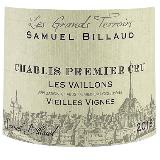 Samuel Billaud Chablis 1er Cru "Vaillons" Vieilles Vignes 2018