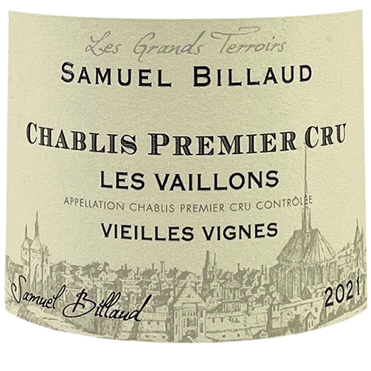 2021 Samuel Billaud Chabis 1Er Vaillons Vieilles Vignes