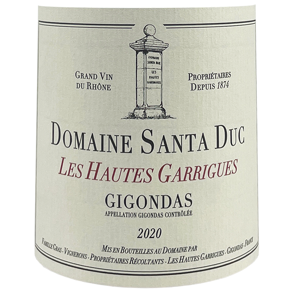 2020 Santa Duc Gigondas Les Hautes Garrigues