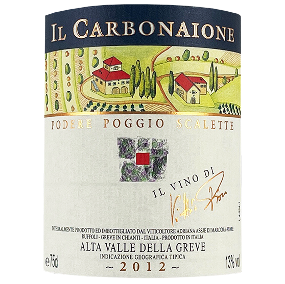 Podere Poggio Scalette "Il Carbonaione" Alta Valle della Greve IGT 2012