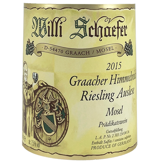 Willi Schaefer Graacher Himmelreich Riesling Auslese 2015