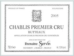 Servin Chablis 1er Cru "Butteaux" 2017