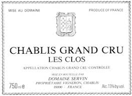 Servin Chablis Grand Cru "Les Clos" 2020