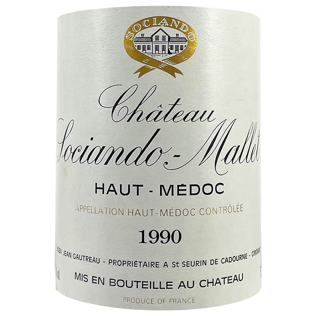 Sociando-Mallet Haut-Medoc 2000 bottle - Vins Rare