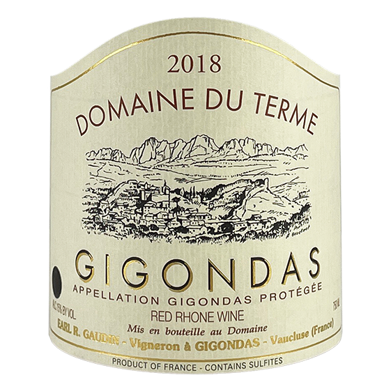 2018 Domaine Du Terme Gigondas Tradition Rouge