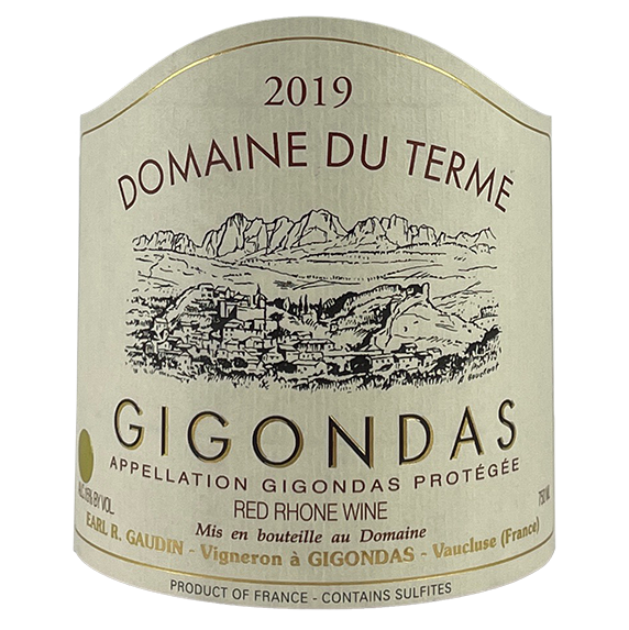 2019 Domaine Du Terme Gigondas Tradition Rouge