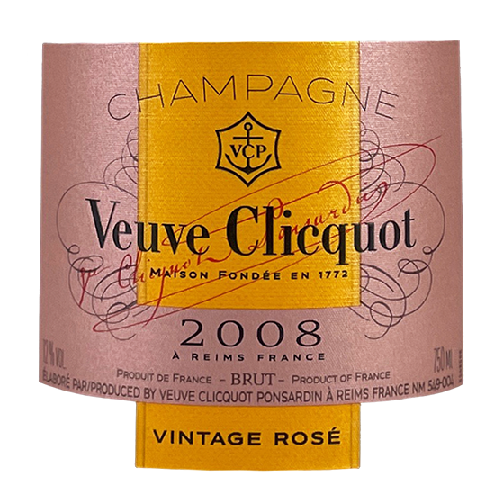 Veuve Clicquot Champagne Brut Rose 2008