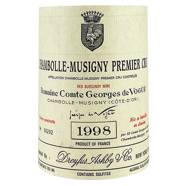 Domaine Comte Georges de Vogue Chambolle-Musigny 1er Cru 1998