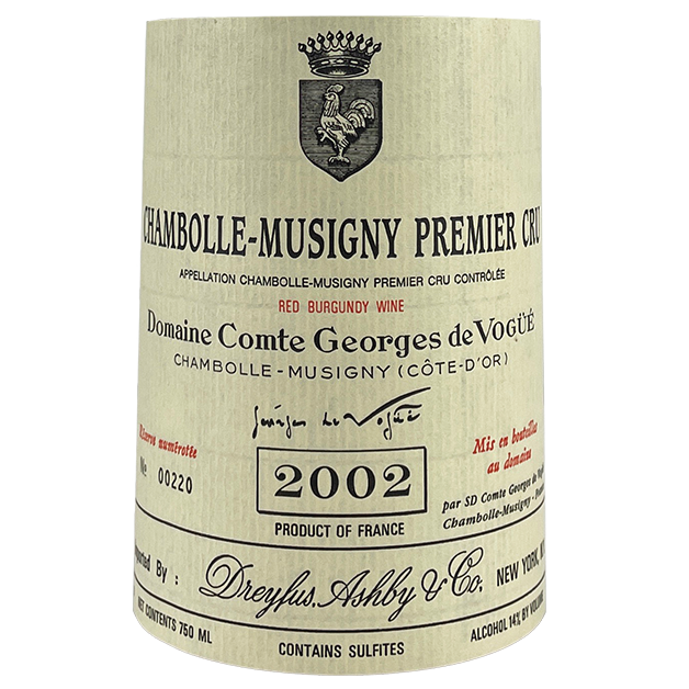 Domaine Comte Georges de Vogue Chambolle-Musigny 1er Cru 2002