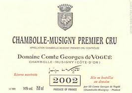 Domaine Comte Georges de Vogue Chambolle-Musigny 1er Cru 2015
