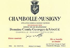 Domaine Comte Georges de Vogue Chambolle-Musigny 2015