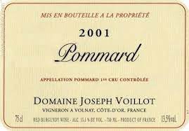Joseph Voillot Pommard Vieilles Vignes 2019