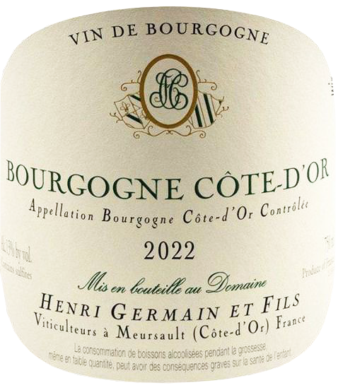 2022 Henri Germain Bourgogne Cote d' Or Blanc