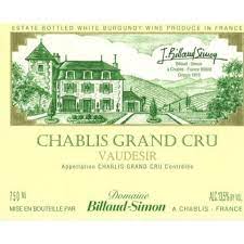 2019 Billaud Simon Chablis Grand Cru Vaudesir
