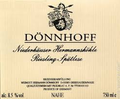 2015 Donnhoff Niederhauser Hermannshohle Riesling Spatlese