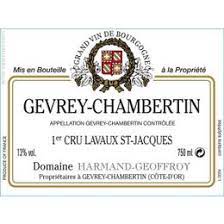 2020 Harmand Geoffroy Gevrey Chambertin 1er Lavaux St Jacques 1.5ltr