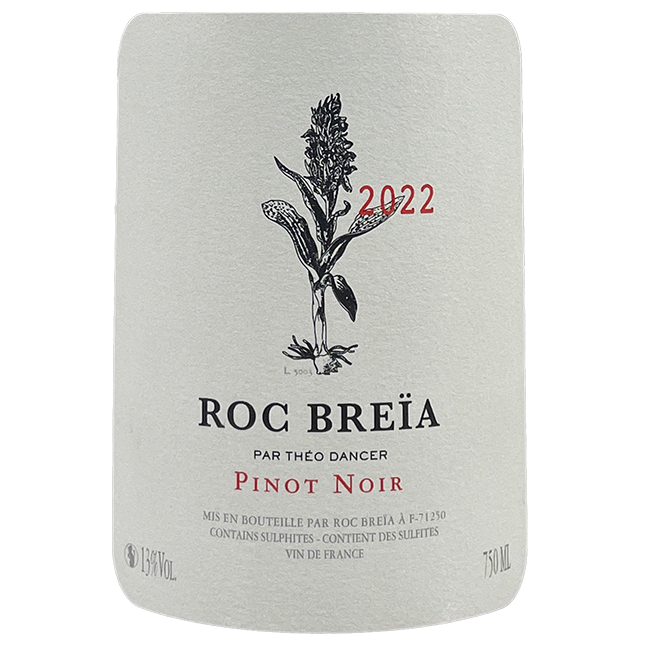 2022 Roc Breia Vin de France - Pinot Noir