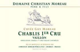 2019 Christian Moreau Chablis 1er Vaillons Cuvee Guy Moreau 1.5ltr