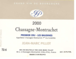 2016 Jean-Marc Pillot Chassagne-Montrachet 1er Cru Les Baudines
