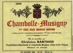 2018 Ghislaine Barthod Chambolle Musigny 1er Aux Beaux Bruns