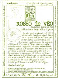 2017 Paolo Bea "Rosso de Veo" Umbria Rosso
