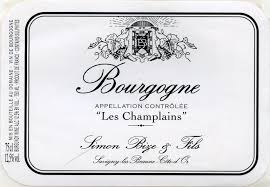 2017 Bize Bourgogne Blanc Les Champlains