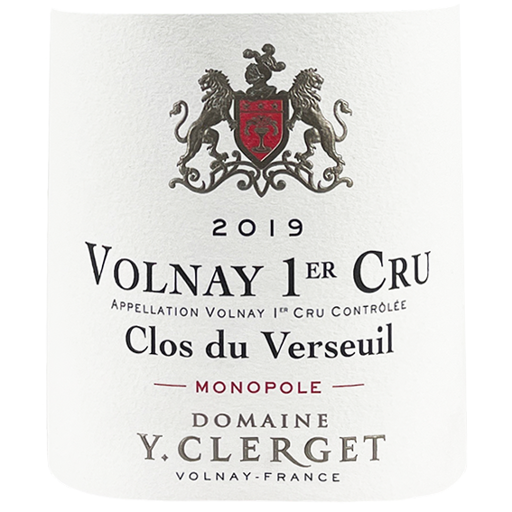 2019 Domaine Y. Clerget Volnay 1er Cru Clos du Verseuil