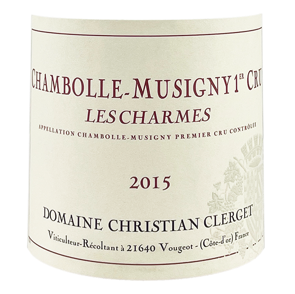 2015 Christian Clerget Chambolle Musigny 1er Les Charmes