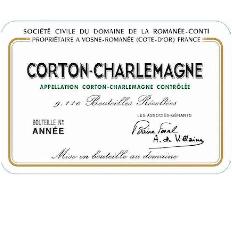 2020 Domaine de la Romanee Conti Corton Charlemagne
