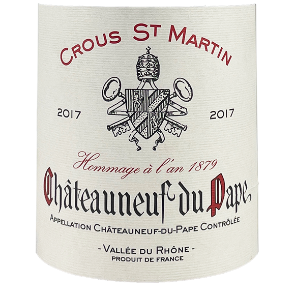 2017 Crous St Martin Chateauneuf du Pape