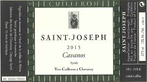 2016 Yves Cuilleron Saint Joseph Rouge "Cavanos Vieilles Vignes"