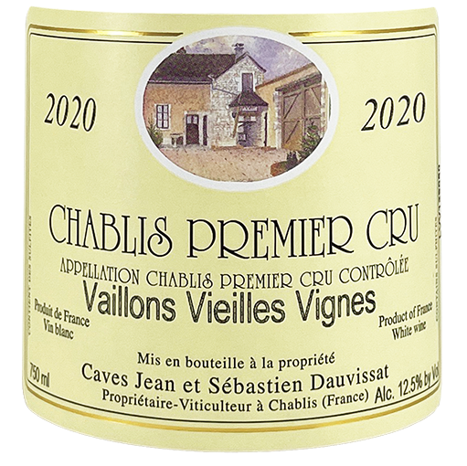 Dauvissat, Jean & Sebastien Chablis 1er Cru Vaillons Vieilles Vignes - Click Image to Close