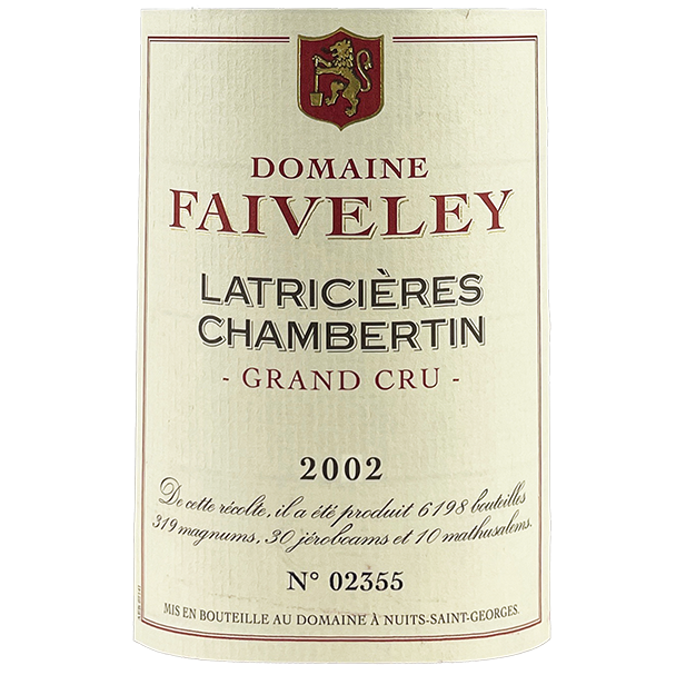 2002 Faiveley Latricieres Chambertin