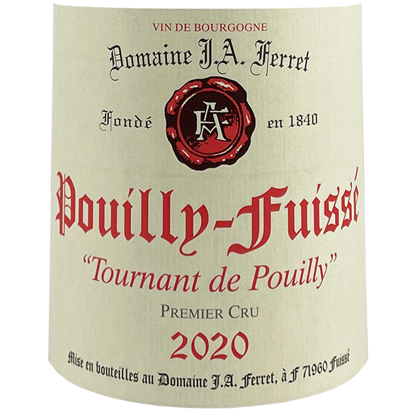2020 Ferret, J.A Pouilly Fuisse 1er Tournant de Pouilly
