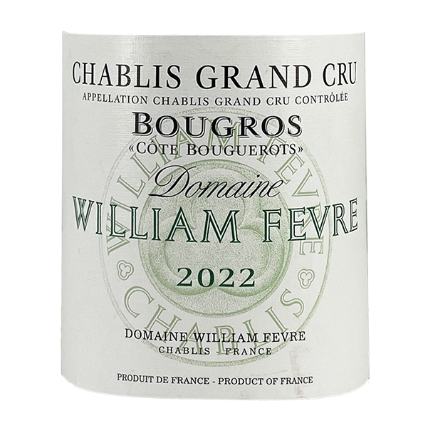 2022 William Fevre Chablis Grand Cru Bougros Cote Bouguerots