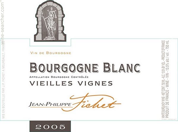 2021 Fichet, Jean-Philippe Bourgone Blanc Vieilles Vignes