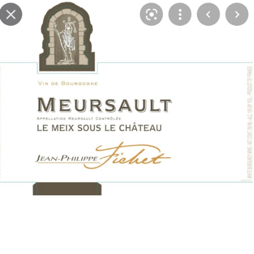 Fichet, Jean Philippe Meursault "Meix Sous le Chateau" - Click Image to Close