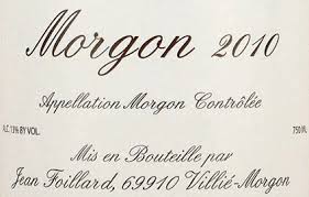 2015 Jean Foillard Morgon Classique