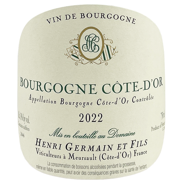 2022 Henri Germain Bourgogne Cote d' Or Blanc