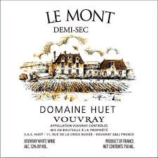 2015 Huet Vouvray Le Mont Demi Sec