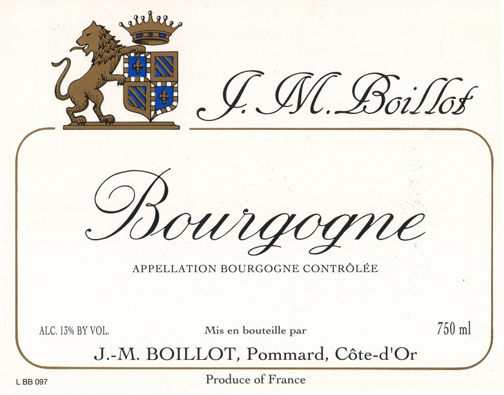 2010 Jean Marc Boillot Bourgogne Blanc