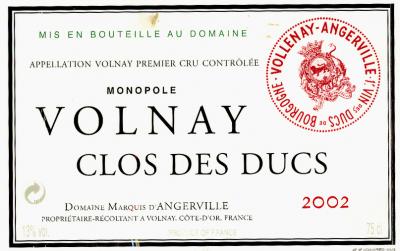 Angerville Volnay 1er Cru Clos des Ducs - Click Image to Close