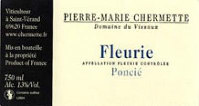 Domaine du Vissoux (Pierre Chermette) Fleurie Poncie - Click Image to Close