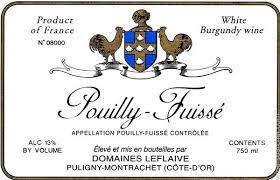 2021 Domaine Leflaive Pouilly Fuisse